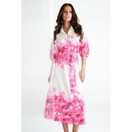 K-design You're my lobster by K-design | C352L P086 | Maxi jurk met print en riem | SS2026