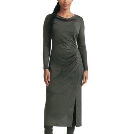 Mi Piace MP202652CIPT | travelstof jurk met circle print - Deep Depth