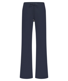 Lady Day Maeve travelstof broek - Donker blauw