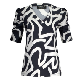 Lady Day Tigger top - Keith blue
