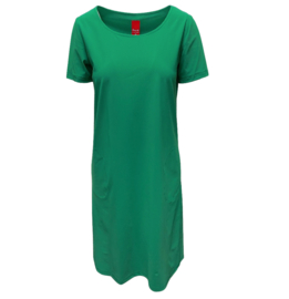 Only-M travelstof jurk basic Sporty Chic  SC.Abito.045 Verde Italia