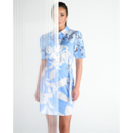 K-design You're my lobster by K-design | C704L P066 | Jurk met borduursel en riem | SS2026