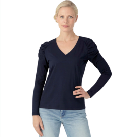 35% SALE | Lady Day Noor travelstof top - Blue | FW2025-2026