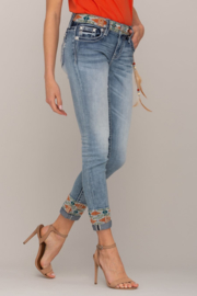 Miss Me mid-rise ankle skinny jeans M3549FA