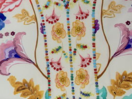 K-design C412 P134 | Roomwitte travelstof jurk met kraaltjes | SS2026