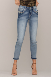 Miss Me mid-rise ankle skinny jeans M3548FA