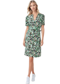 Lady Day Valerie travelstof jurk met band - Zeyna print