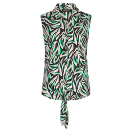 Lady Day Bibi travelstof top - Zeyna print
