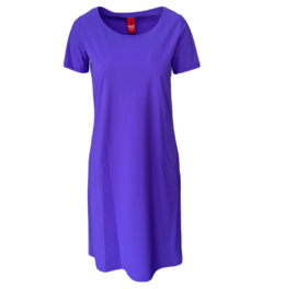 Only-M travelstof jurk basic Sporty Chic  SC.Abito.045 Violetta