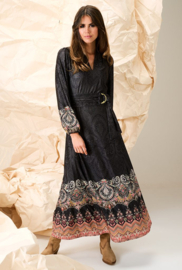 *VERWACHT* K-design B304 P042 Travelstof jurk met riem | FW2025-2026