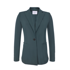 Aime Balance Roxy travelstof blazer - Petrol