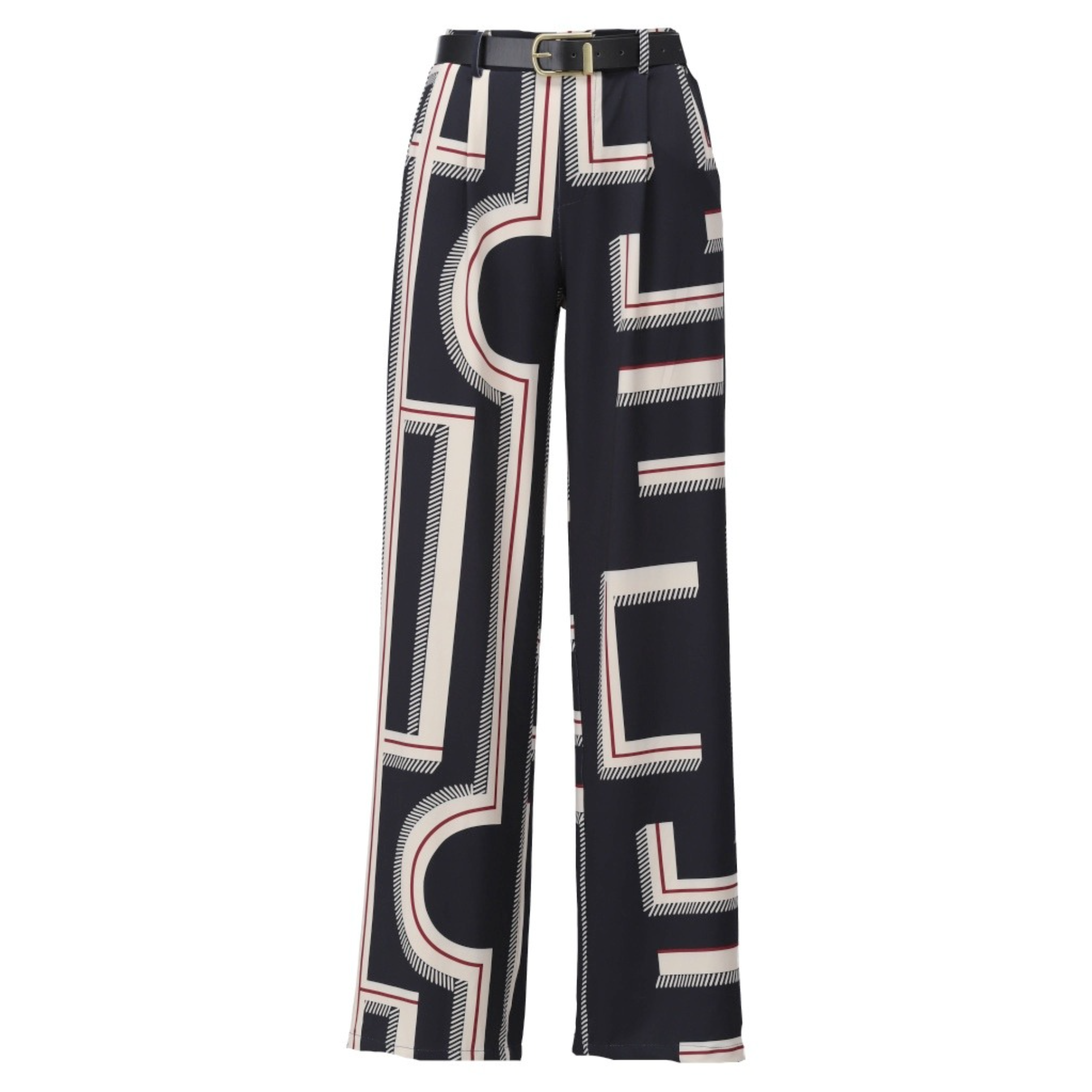 *PRE-ORDER* K-design B332 P050 Travelstof broek met riem | FW2025-2026