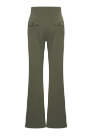 Mi Piace MP202668 | travelstof broek met bies - Deep Depth