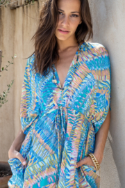 Gold and Silver boho Ibiza - Kimono jurk Pretty 3061