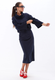 You're My Lobster by K-Design D403L Navy Coljurk met Krijtstreep