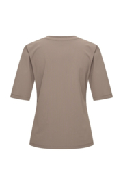 Mi Piace MP202271 Travelstof shirt V-hals - Falcon kleur