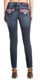 Miss Me mid-rise enkel skinny jeans M3278AK