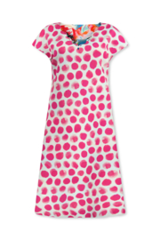 Lizzy en Coco reversible A-lijn jurk Citee Summergarden - Waterballs pink