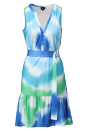 K-design A317 travelstof jurk met riem