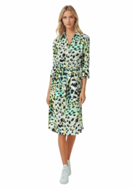 Mi Piace travelstof jurk MP202092FCPT & band - Faded Camouflage Lilypad