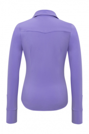 Aime Balance Anna Violet travelstof top met lange mouwen