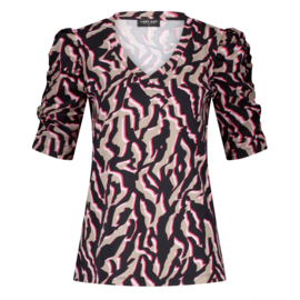 Lady Day Tigger top - Zebra print