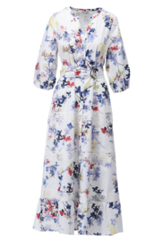 K-design You're my lobster by K-design | C719L P075 | Maxi jurk met kant en riem | SS2026