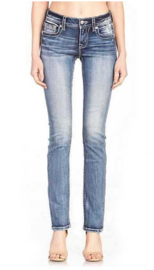 Miss Me mid-rise straight jeans M3656T