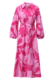 K-design You're my lobster by K-design | C705L P072 | Maxi jurk met riem | SS2026