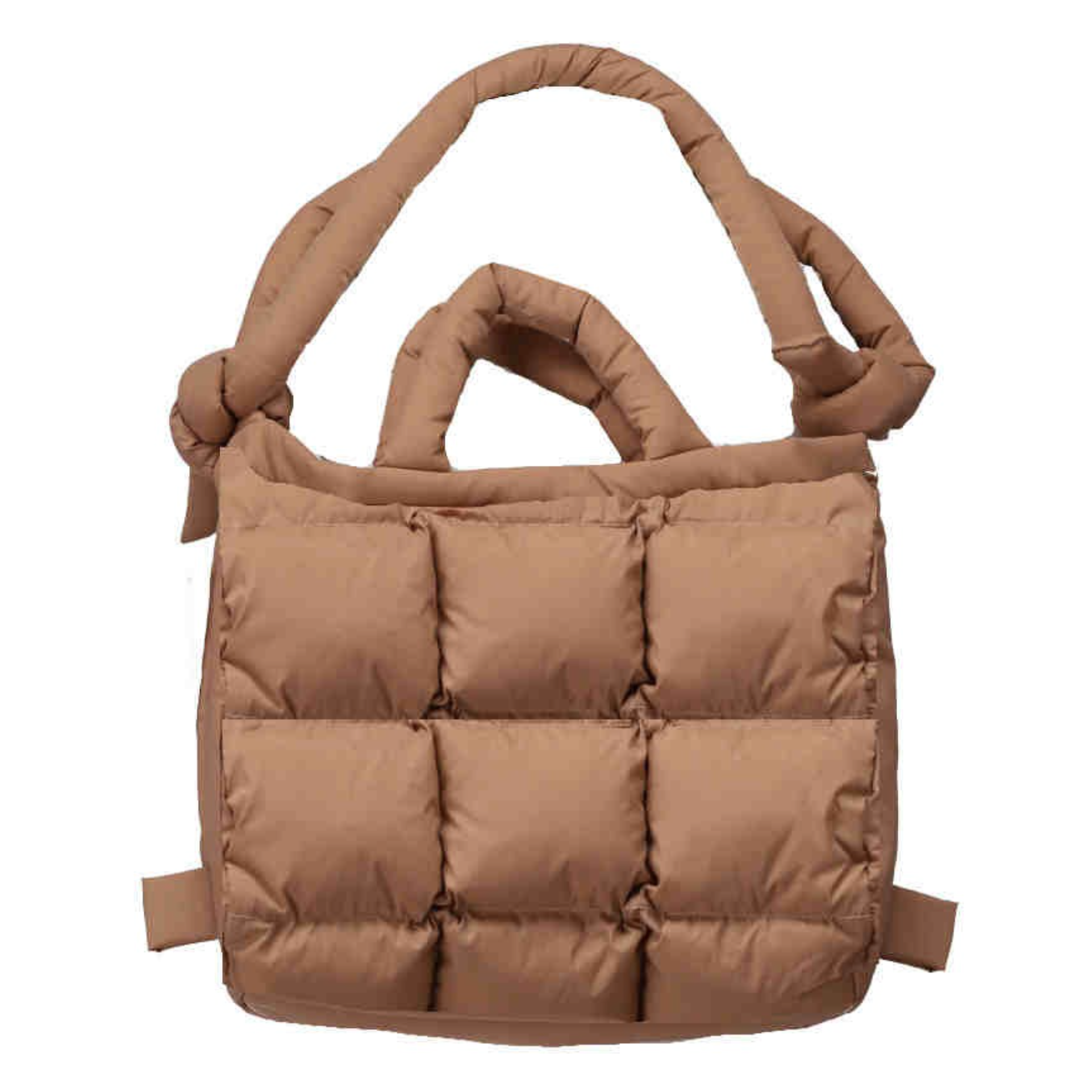 *PRE-ORDER* K-design B912 Gewatteerde draagtas Camel | FW2025-2026