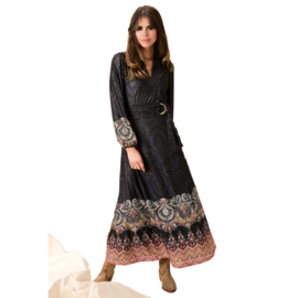*VERWACHT* K-design B304 P042 Travelstof jurk met riem | FW2025-2026