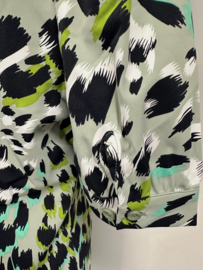 Mi Piace travelstof jurk met korte mouw MP202605FCPT - Faded Camouflage Lilypad