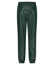 Lady Day JoJo groene lederlook broek Mystic green