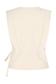 Mi Piace travelstof top met strik - Kit