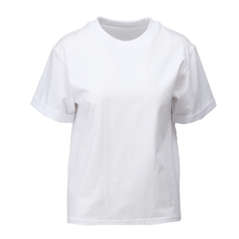 K-design A791 wit shirt met ronde hals