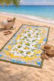Antica Sartoria EW008 Boho lemon strand- en badlaken