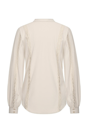 Mi Piace MP202776 Travelstof blouse met kant - Kit kleur