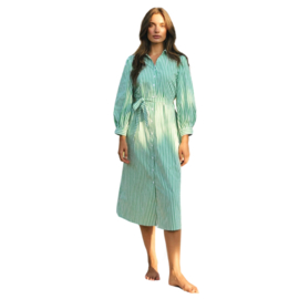 Lady Day Antibes jurk - Apple Stripe