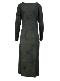 Mi Piace MP202652CIPT | travelstof jurk met circle print - Deep Depth