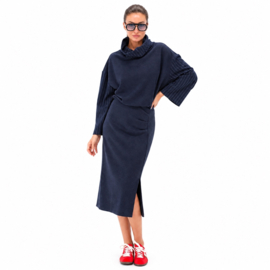 You're My Lobster by K-Design D403L Navy Coljurk met Krijtstreep