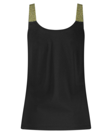Lady Day Tuesday travelstof top - Zwart
