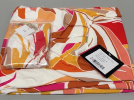 K-design A301 P943 travelstof jurk met print en riem