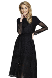 Canopi volledig zwarte mouwen C101 | Zwarte losse mouwen voor mouwloze top of jurk