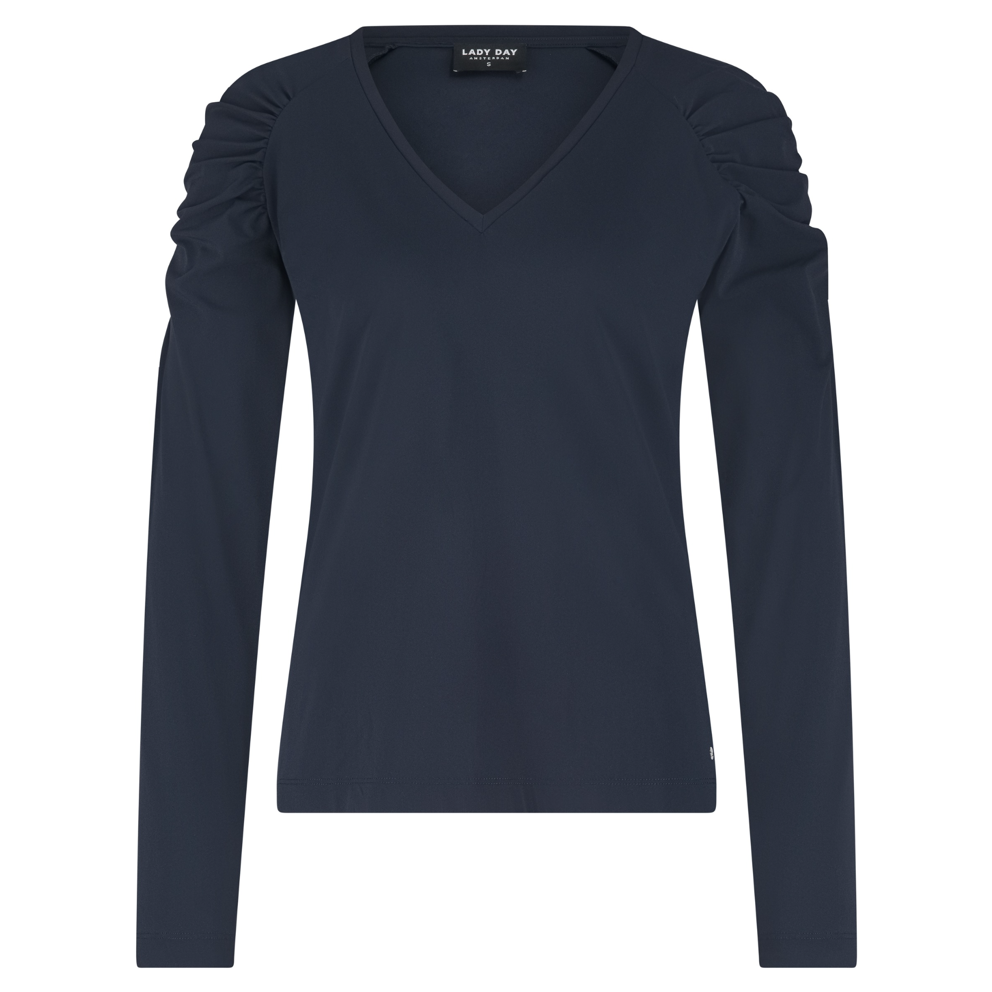 *-15€ AKTIE* Lady Day Noor travelstof top - Blue | FW2025-2026