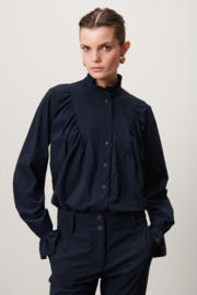 Jane Lushka Roberta blauwe travelstof blouse U723120