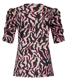 Lady Day Tigger top - Zebra print
