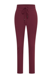 SALE | Mi Piace MP202632 | Skinny travelstof broek | Burgundy