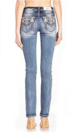 Miss Me mid-rise straight jeans M3656T