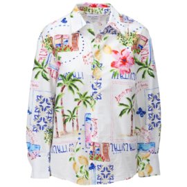 K-design You're my lobster by K-design | C361L P087 | Oversized blouse met print | SS2026