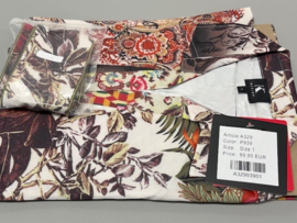 K-design A329 P939 travelstof maxi jurk met riem